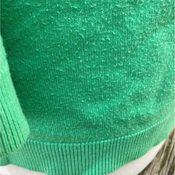 525 AMERICA GREEN VNECK SWEATER WOMENS XXL - Picture 6 of 6